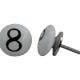 Number Ceramic Knob -8
