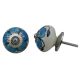 Turquoise Flower Knob (1)