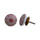 Red Daisy Flat Knob