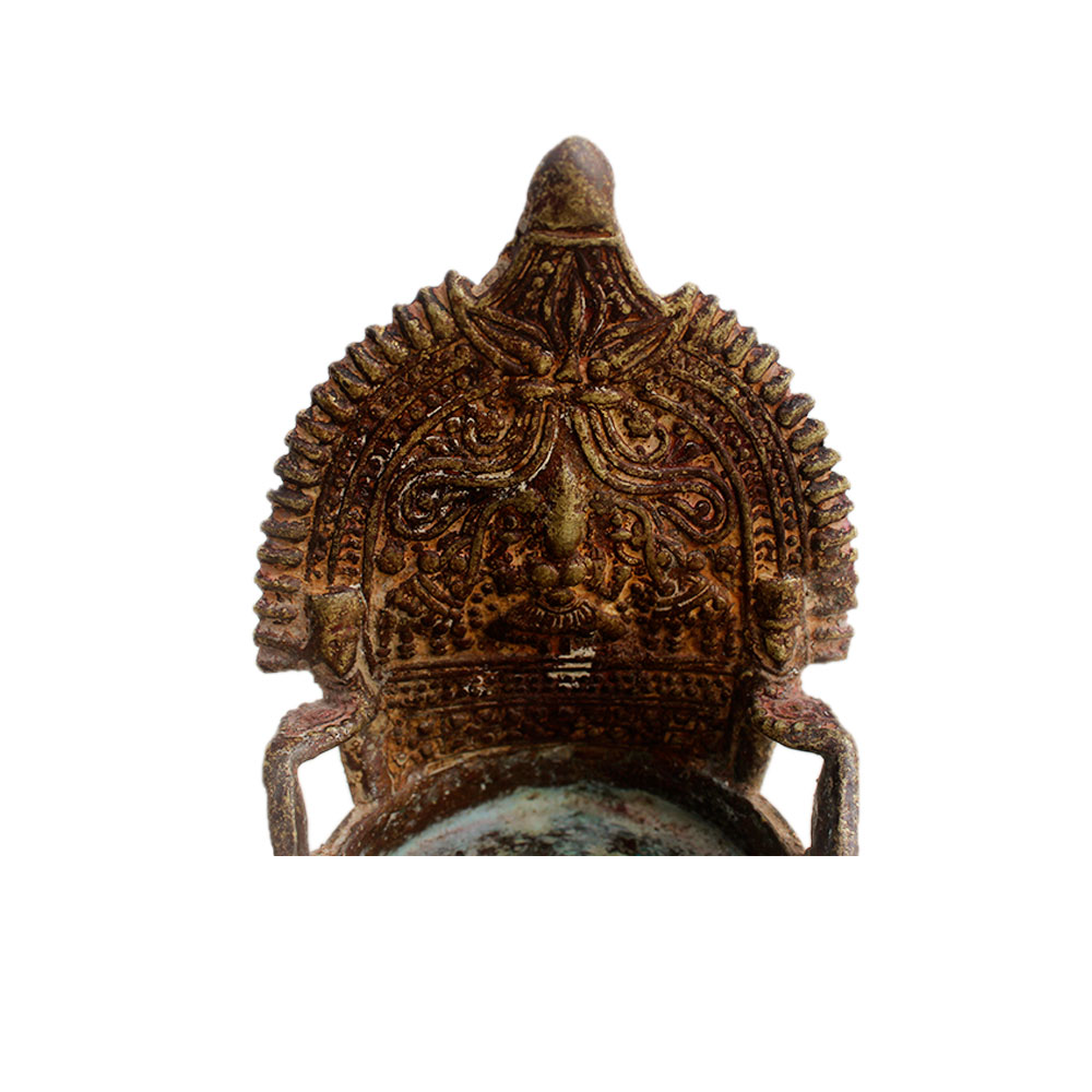 Laxmi Brass Oil Lamp (Ht -5.6 Inches)