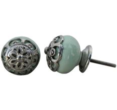 Strewn Light Green Knob-6