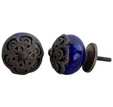 Strewn Navy Blue Knob-7