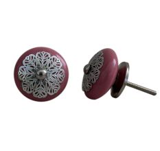 Pink Strewn Flat Knob-02