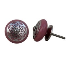 Pink Strewn Flat Knob-04
