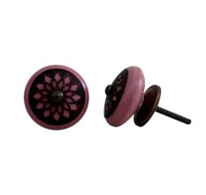 Pink Strewn Flat Knob-06