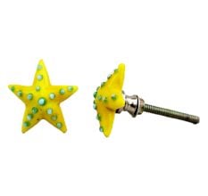 Yellow Star Dot Knob