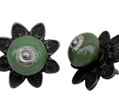 Olive Round Protia Knob