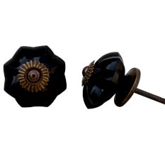 Navy-Blue-Melon-Glass-Knob