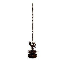 Bronze Oil Lamp-450 (Ht -31 Inches)