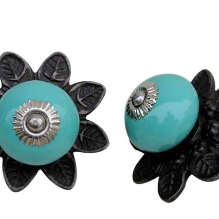 Sea Green Portia Knob