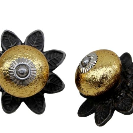 Golden Ceramic Protia Knob