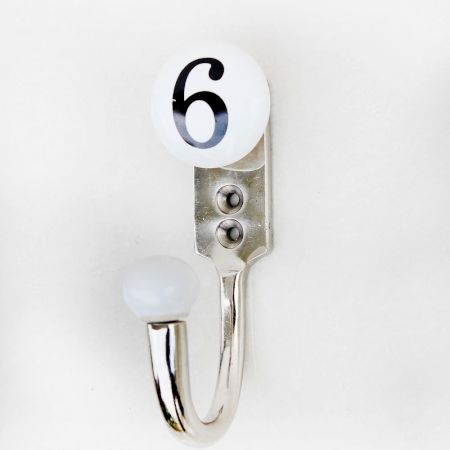 Number Ceramic Hooks -6