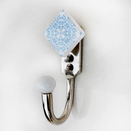 Turquoise Square Hooks