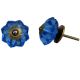 Blue Glass Knob, Small