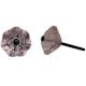 Pink Flower Glass Knob