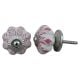 Pink Leaf Medium Knob