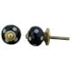 White Dotted Small Ceramic Wardrobe Knob