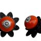 Orange Round Protia Knob