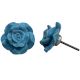 Turquoise Flower Knob