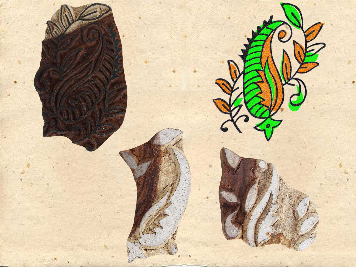 New Wooden Printing Block