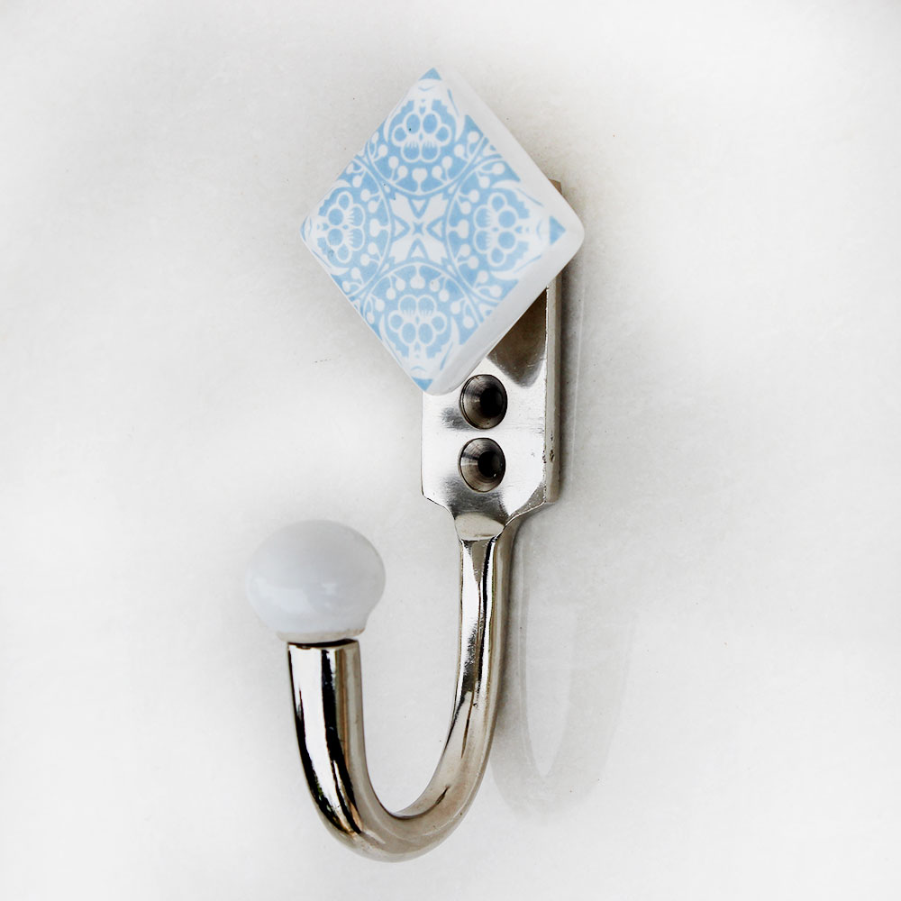Turquoise Square Hooks
