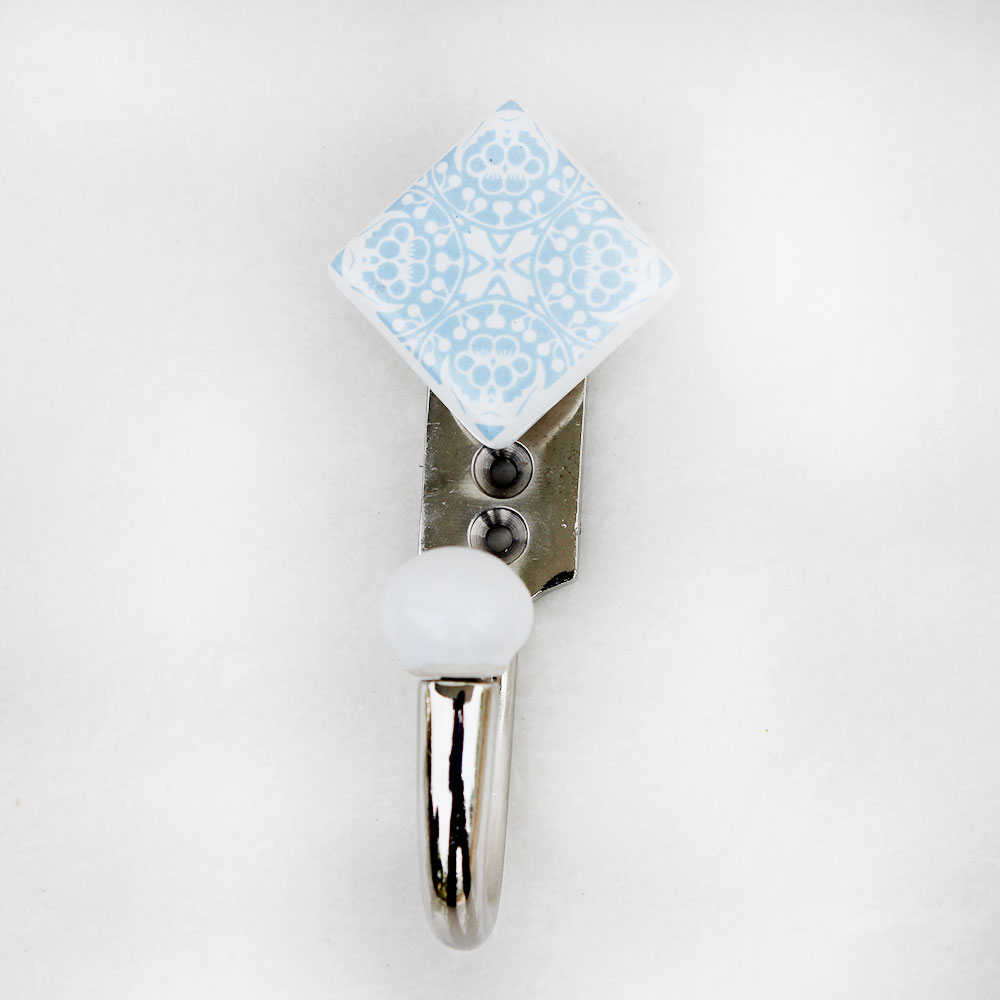 Turquoise Square Hooks