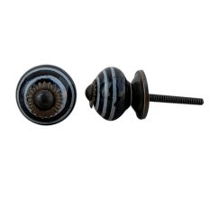 White Striped Small Knob