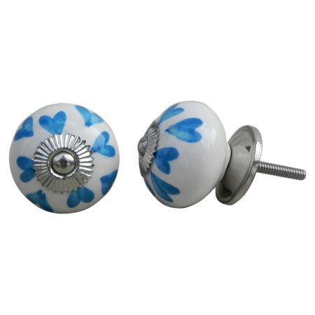 Blue Heart Knob