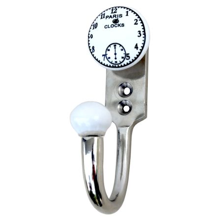 Paris Clocks Ceramic Hooks