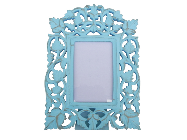 Turquoise Golden Photo Frame