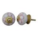 Pink Sunflower Crackle Ceramic Drawer Knob Online