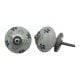 Green Lime Floral Knob (1)