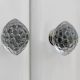 Clear Tortoise Glass Drawer Knob