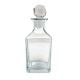 Square Shaped Decorative Glass Bottle