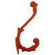 Orange Iron Hooks