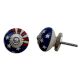 Us Flag Ceramic Knob