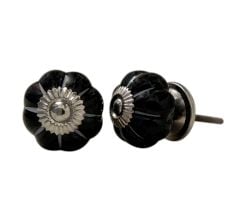 Black White Medium Knob