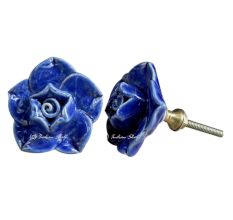 Blue Rose Knob