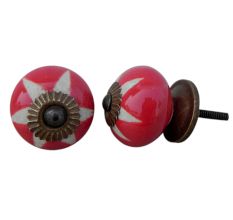 Red Etched Ceramic Knob-05