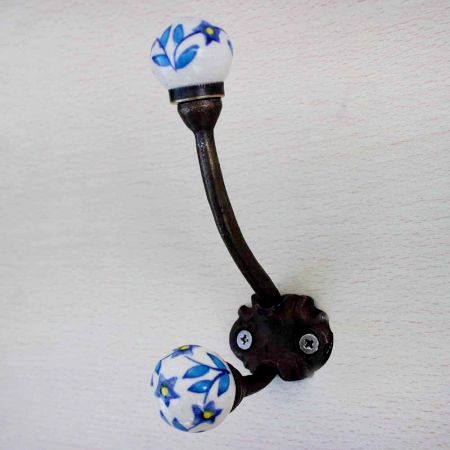 Blue Star Dot Iron Hook-EHG-10