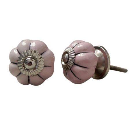 Pink Black Medium Knob