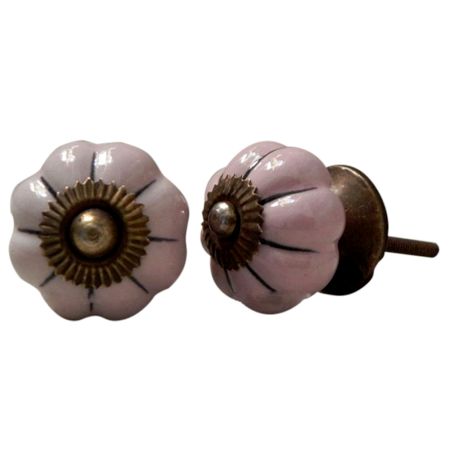 Pink Black Medium Knob