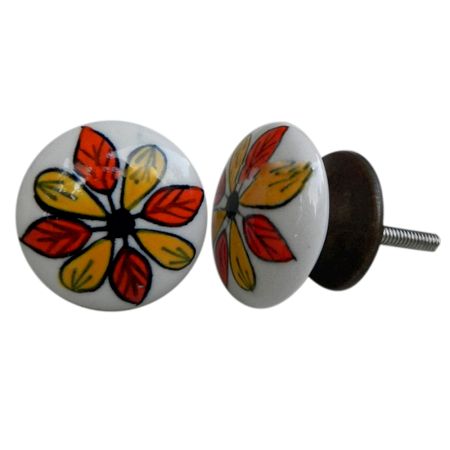 Life Floral Pattern Knob