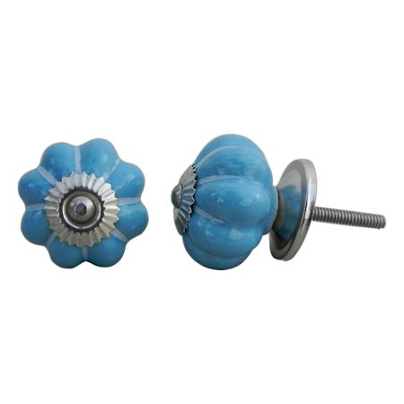 Sky Blue Medium Knob