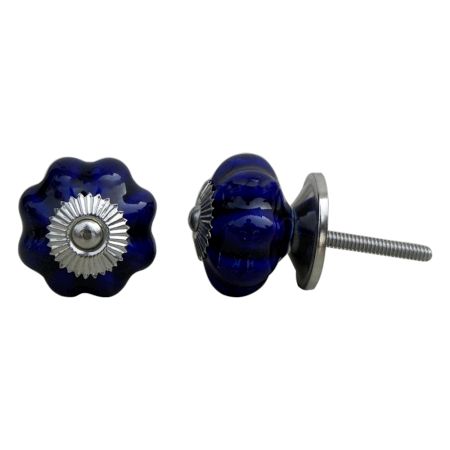 Navy Blue Medium Knob