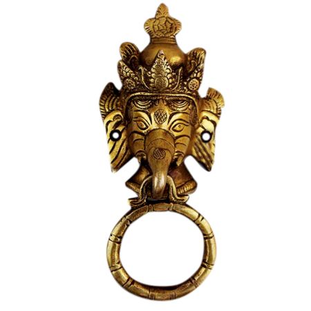 Ganesh Golden Door Knocker