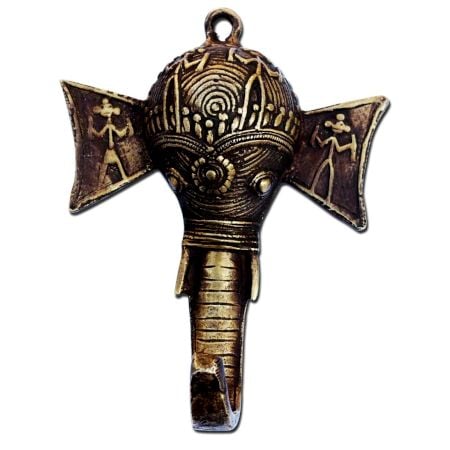 Elephant Brass Hooks
