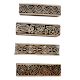 Set  of 4 Piece New Wooden Printing Block