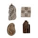 Set  of 4 Piece New Wooden Printing Block