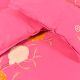 Pink Handmade Bed Sheet Linen with Yellow & White Floral Design Beautiful Decorative Stylish